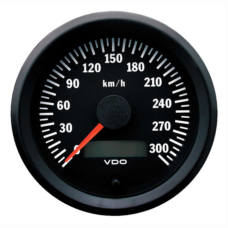 VDO Cockpit Vision Speedometer 300 Km-h 100mm 12-24V gauge